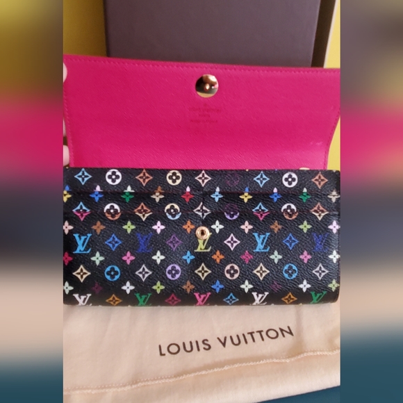 Louis vuitton Murakami multicolor  Sarah wallet - Picture 3 of 16
